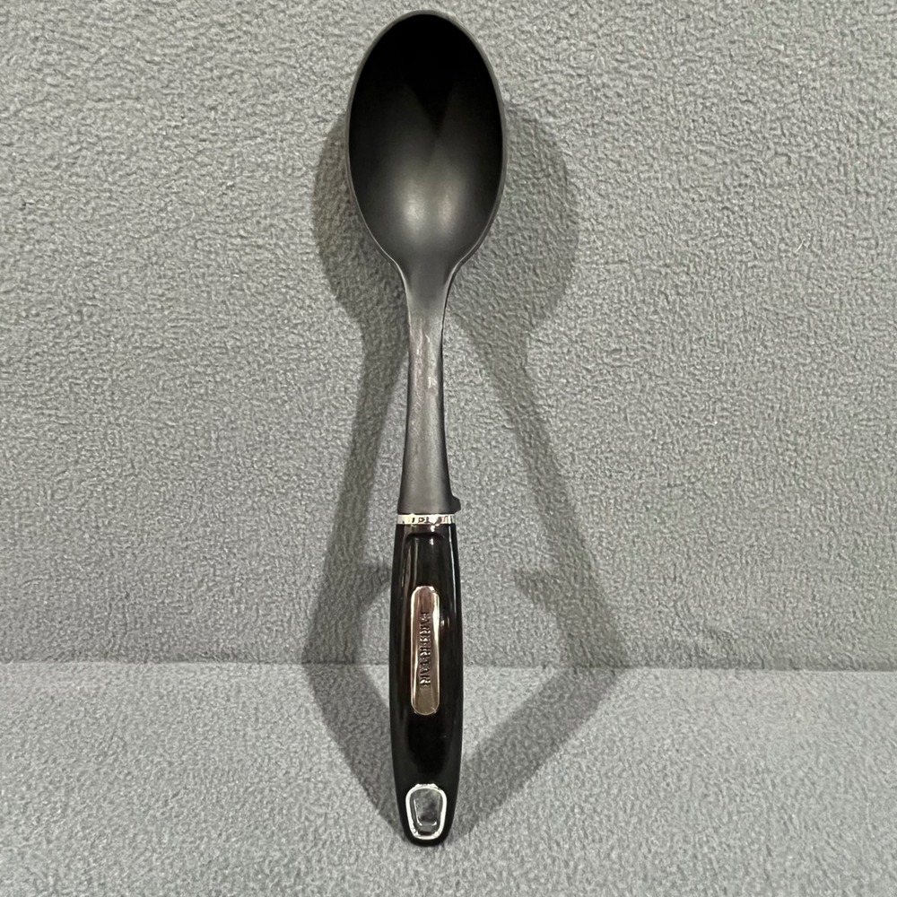 Farberware Black Cooking Spoon Kitchen Utensil Serving Spoon Spatula Tool